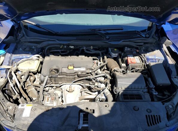 2HGFC2F67LH566568 2020 HONDA CIVIC Blue უკანა სალონის ხედი