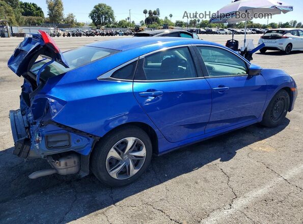 2HGFC2F67LH566568 2020 HONDA CIVIC Blue უკანა მარჯვენა