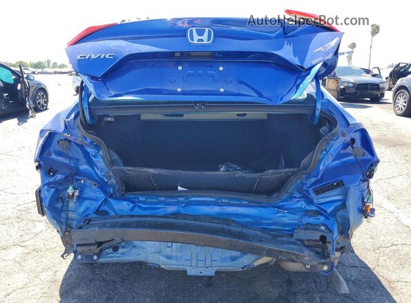 2HGFC2F67LH566568 2020 HONDA CIVIC Blue უკანა ხედი