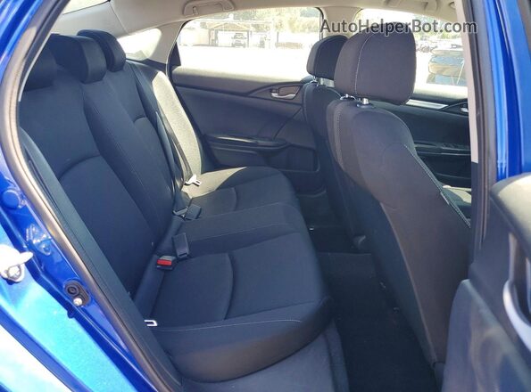 2HGFC2F67LH566568 2020 HONDA CIVIC Blue უკანა სავარძლების ხედი