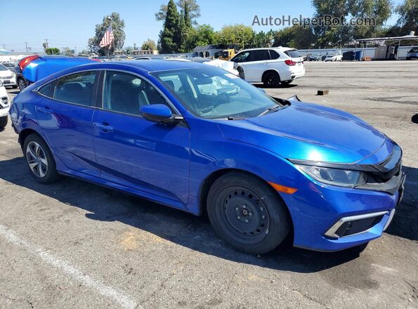 2HGFC2F67LH566568 2020 HONDA CIVIC Blue წინა მარჯვენა