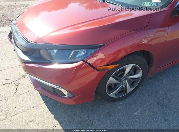 2HGFC2F67LH588344 2020 HONDA CIVIC Red Вид спереду