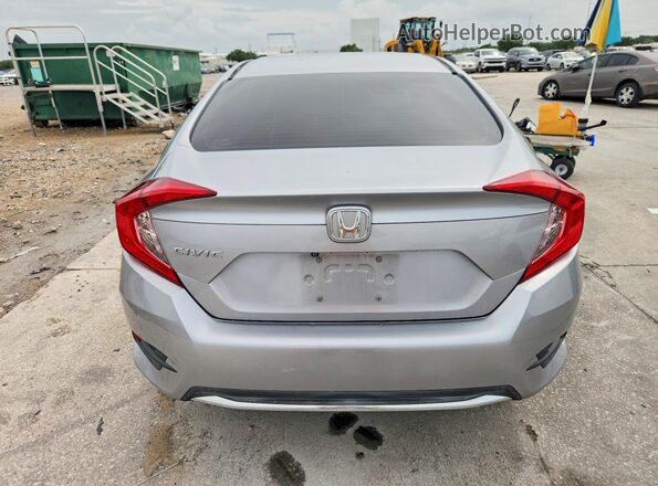 2HGFC2F67MH503181 2021 HONDA CIVIC Silver Вид ззаду