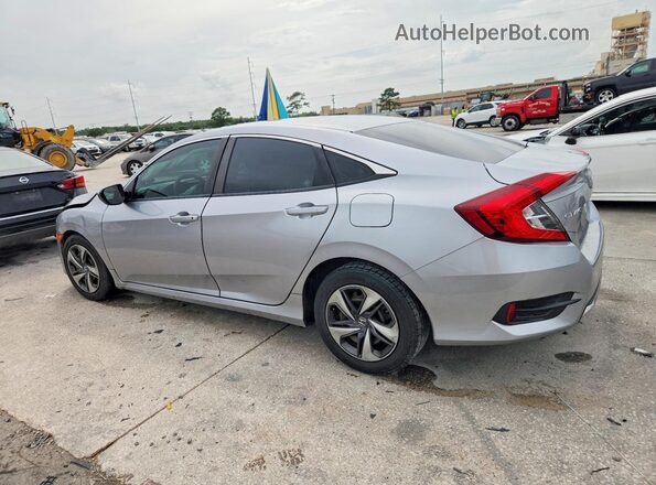 2HGFC2F67MH503181 2021 HONDA CIVIC Silver Задня ліва чверть