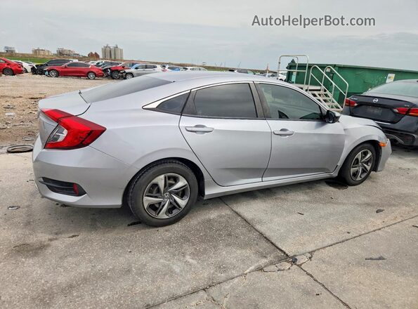 2HGFC2F67MH503181 2021 HONDA CIVIC Silver Задня права чверть