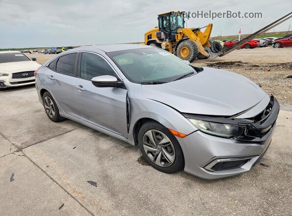 2HGFC2F67MH503181 2021 HONDA CIVIC Silver Передня права чверть