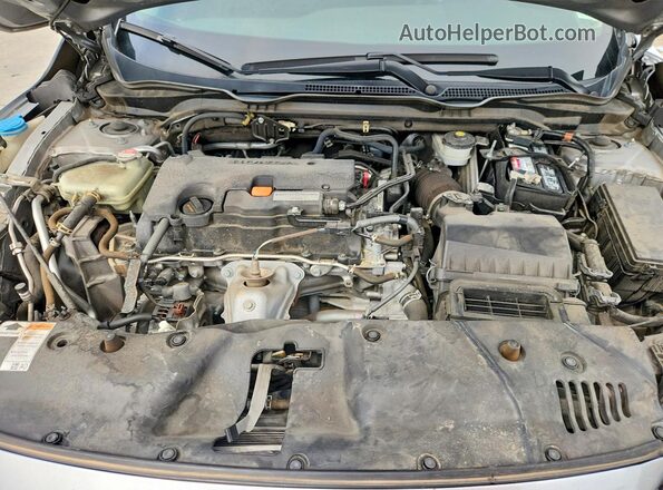 2HGFC2F67MH503181 2021 HONDA CIVIC Silver Вид задньої частини салону