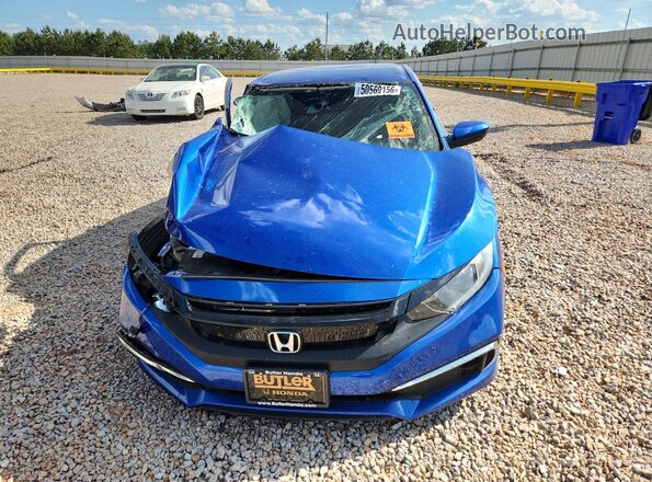 2HGFC2F67MH509014 2021 HONDA CIVIC Blue Widok z przodu