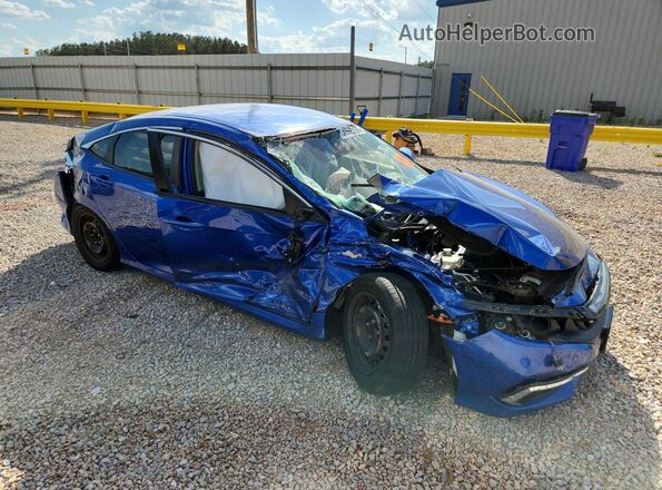 2HGFC2F67MH509014 2021 HONDA CIVIC Blue Przód prawy