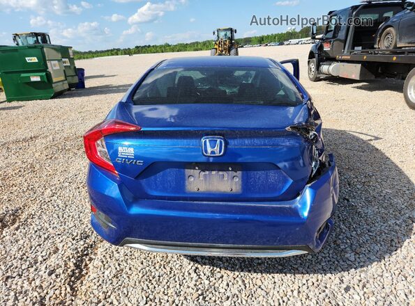 2HGFC2F67MH509014 2021 HONDA CIVIC Blue Widok z tyłu