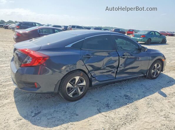 2HGFC2F67MH522331 2021 HONDA CIVIC Gray Trasero derecho