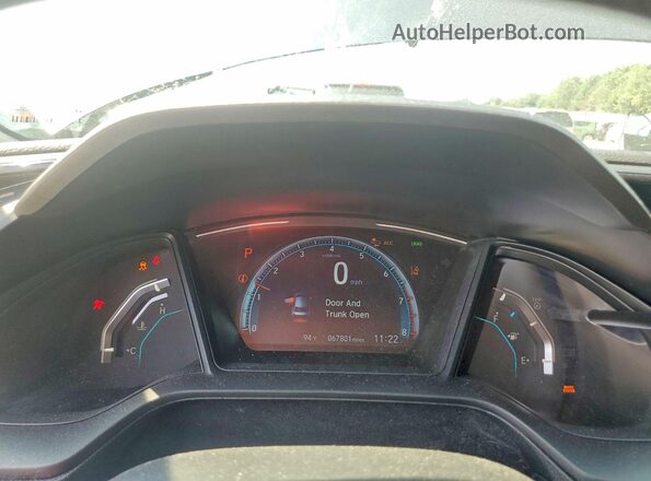 2HGFC2F67MH522331 2021 HONDA CIVIC Gray Vista del cuadro de instrumentos