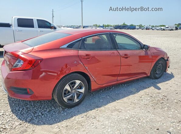 2HGFC2F67MH555703 2021 HONDA CIVIC Red Trasero derecho