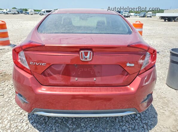 2HGFC2F67MH555703 2021 HONDA CIVIC Red Vista trasera