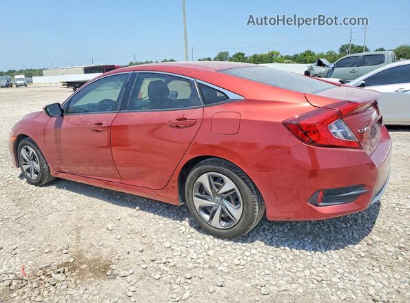 2HGFC2F67MH555703 2021 HONDA CIVIC Red Trasero izquierdo