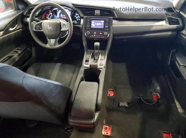 2HGFC2F68JH596093 2018 HONDA CIVIC Red წინა პანელის ხედი