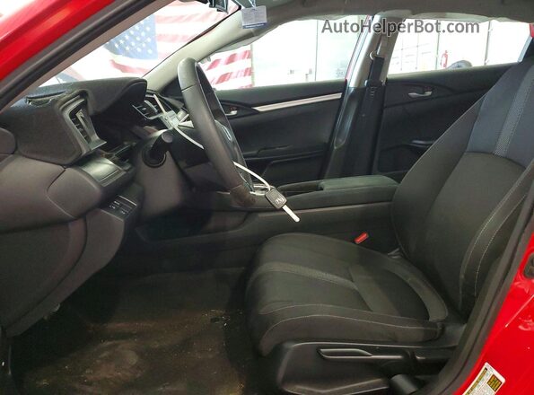 2HGFC2F68JH596093 2018 HONDA CIVIC Red წინა სალონის ხედი