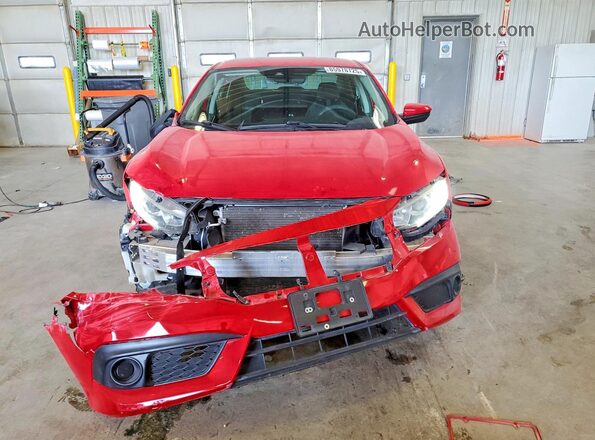 2HGFC2F68JH596093 2018 HONDA CIVIC Red წინა ხედი