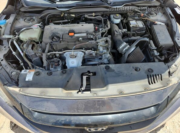 2HGFC2F68KH502490 2019 HONDA CIVIC Серый Вид задней части салона