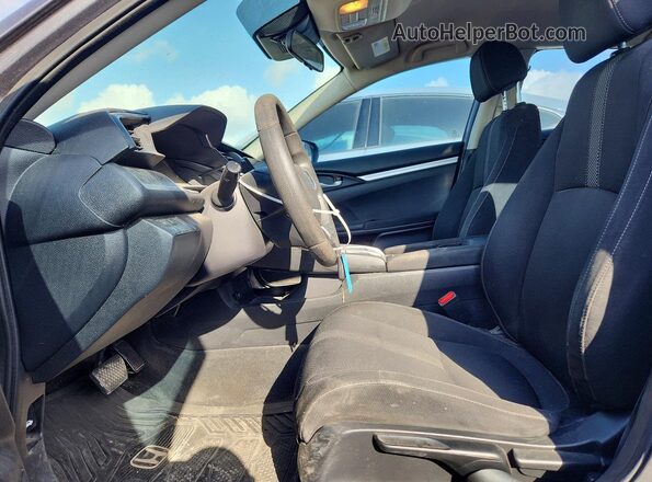 2HGFC2F68KH502490 2019 HONDA CIVIC Серый Вид салона спереди
