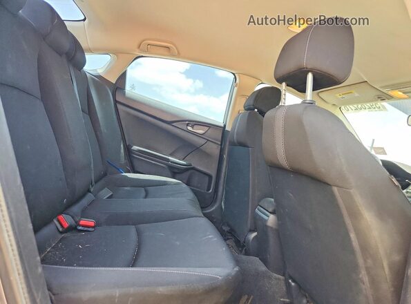 2HGFC2F68KH502490 2019 HONDA CIVIC Серый Вид задних сидений