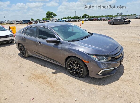 2HGFC2F68KH502490 2019 HONDA CIVIC Серый Передняя правая четверть