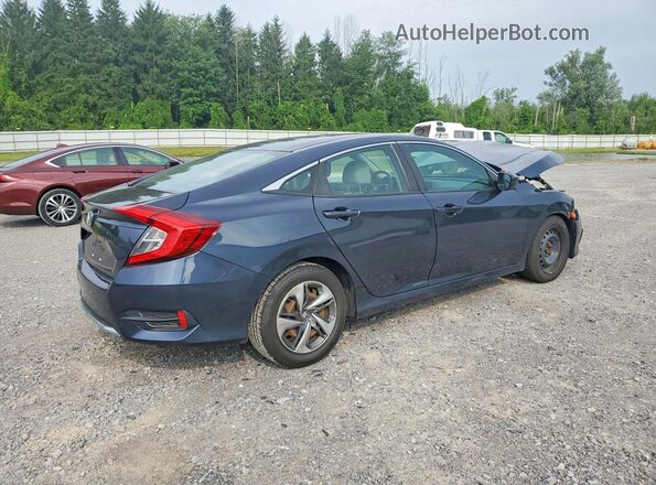 2HGFC2F68KH513733 2019 HONDA CIVIC Blue Հետևի աջ