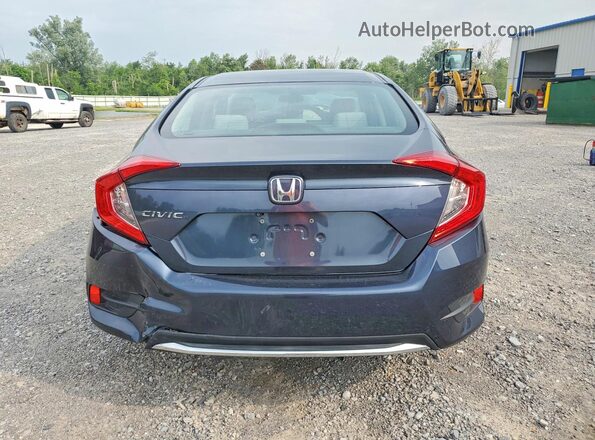 2HGFC2F68KH513733 2019 HONDA CIVIC Blue Հետևի տեսք