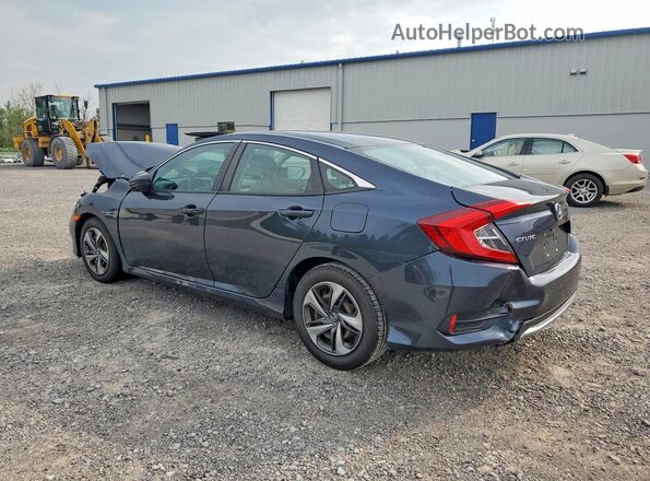 2HGFC2F68KH513733 2019 HONDA CIVIC Blue Հետևի ձախ