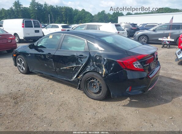 2HGFC2F68KH538535 2019 HONDA CIVIC Black Հետևի ձախ