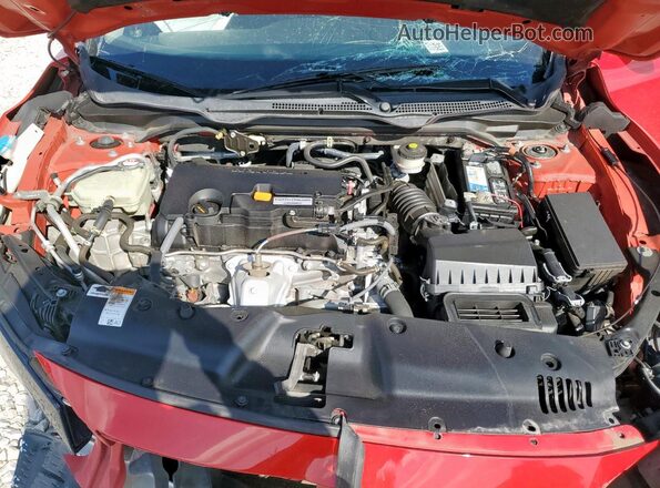 2HGFC2F68KH542844 2019 HONDA CIVIC Red Вид задньої частини салону