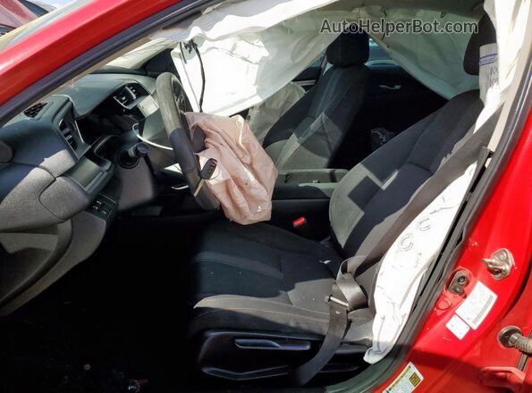 2HGFC2F68KH542844 2019 HONDA CIVIC Red Вид салону спереду