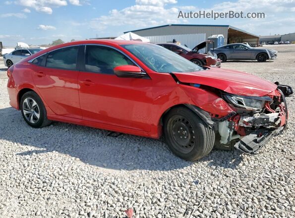 2HGFC2F68KH542844 2019 HONDA CIVIC Red Передня права чверть