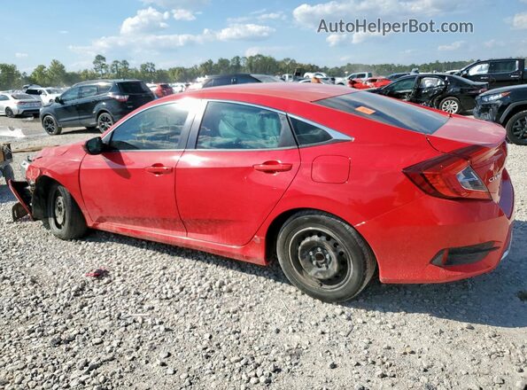 2HGFC2F68KH542844 2019 HONDA CIVIC Red Задня ліва чверть