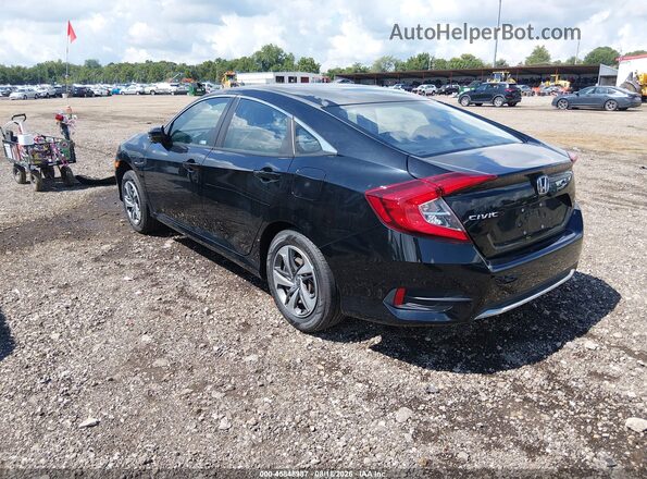 2HGFC2F68KH574354 2019 HONDA CIVIC Black Rear left