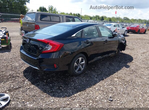 2HGFC2F68KH574354 2019 HONDA CIVIC Black Rear right