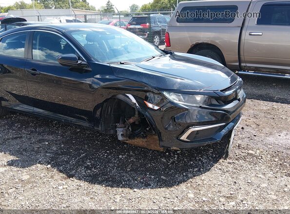 2HGFC2F68KH574354 2019 HONDA CIVIC Black Front view
