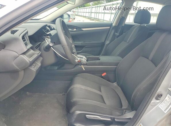 2HGFC2F68LH565140 2020 HONDA CIVIC Серебряный Вид салона спереди