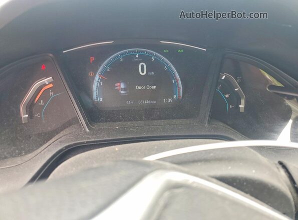 2HGFC2F68LH565140 2020 HONDA CIVIC Серебряный Вид щитка приборов