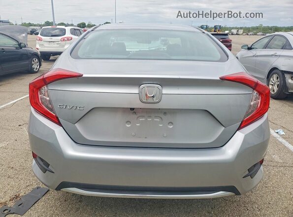 2HGFC2F68LH565140 2020 HONDA CIVIC Серебряный Вид сзади