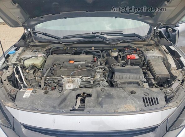 2HGFC2F68LH565140 2020 HONDA CIVIC Серебряный Вид задней части салона