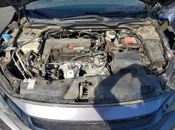 2HGFC2F68LH576784 2020 HONDA CIVIC Gray Вид задньої частини салону