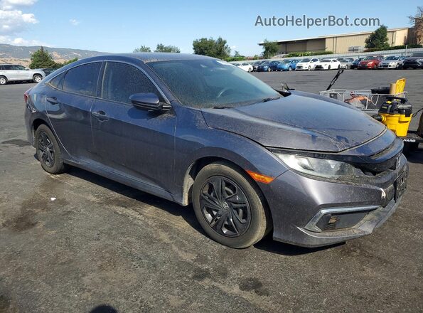 2HGFC2F68LH576784 2020 HONDA CIVIC Gray Передня права чверть