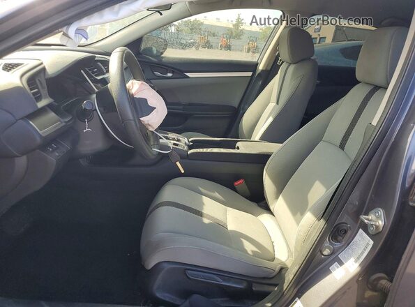 2HGFC2F68LH576784 2020 HONDA CIVIC Gray Вид салону спереду