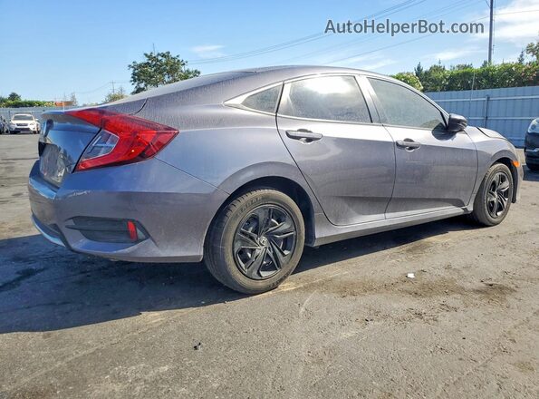 2HGFC2F68LH576784 2020 HONDA CIVIC Gray Задня права чверть