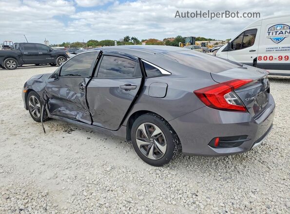2HGFC2F68MH534374 2021 HONDA CIVIC Gray Задня ліва чверть
