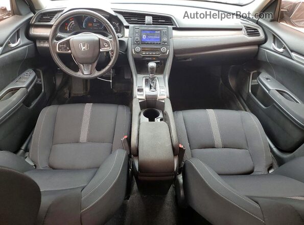 2HGFC2F68MH534374 2021 HONDA CIVIC Gray Вид панелі приладів