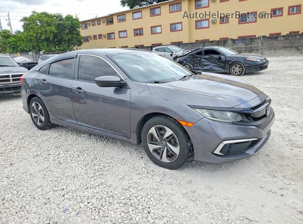 2HGFC2F68MH534374 2021 HONDA CIVIC Gray Передня права чверть
