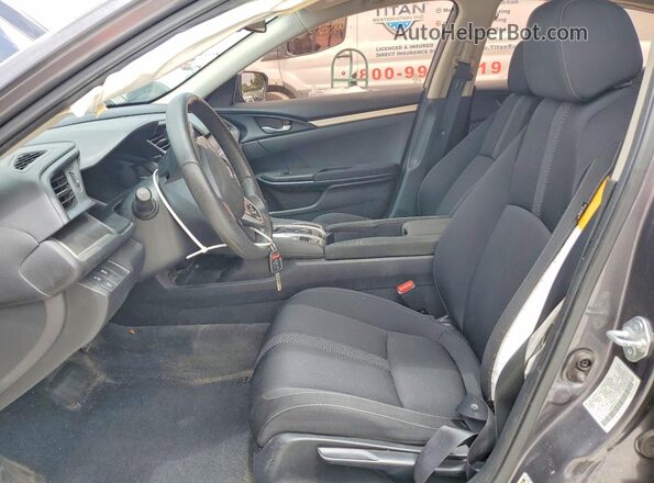 2HGFC2F68MH534374 2021 HONDA CIVIC Gray Вид салону спереду