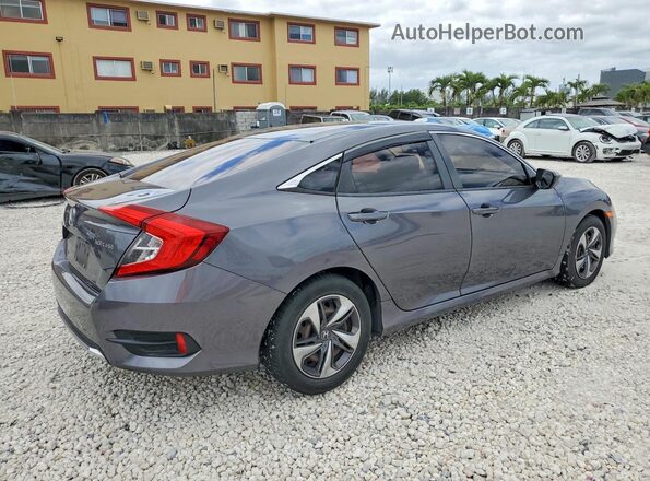 2HGFC2F68MH534374 2021 HONDA CIVIC Gray Задня права чверть